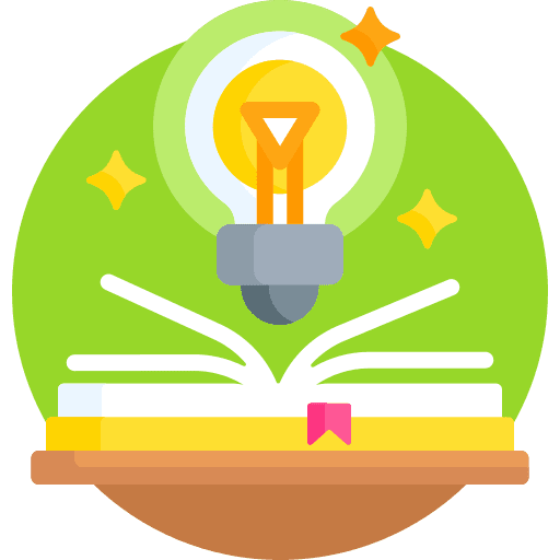 Knowledge study knowledge light bulb icon