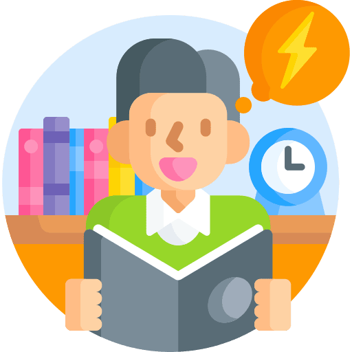 Critical thinking boy male student icon
