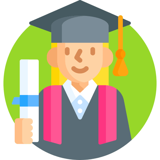 Graduate graduate graduation people icon