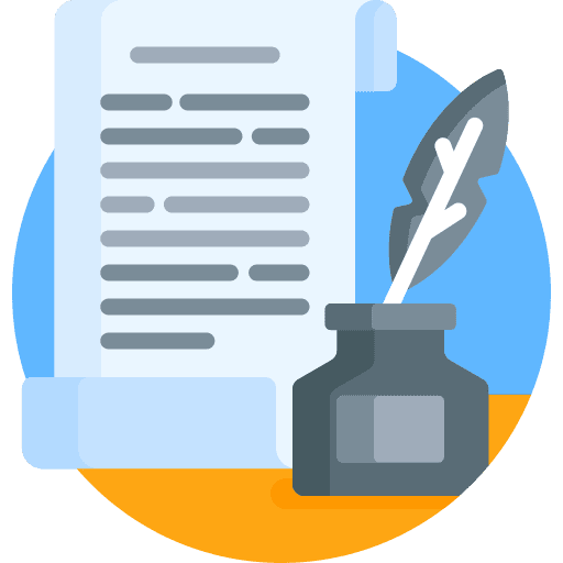 Literature ink education feather pen icon