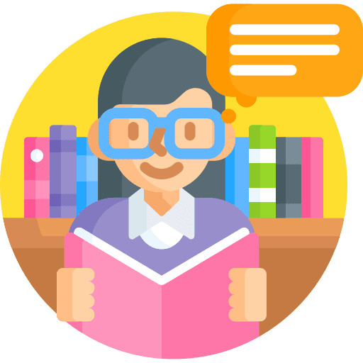 Reading reading book education icon