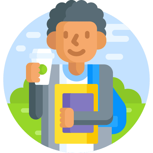 Student education school male icon