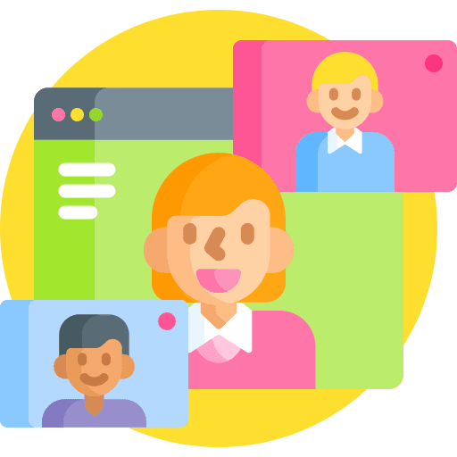 Webinar online education online learning online course icon