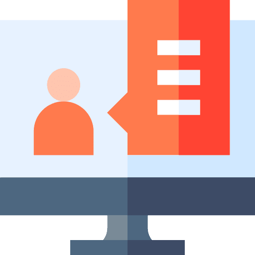 Online meeting online conference electronics user icon Online meeting online conference electronics user icon