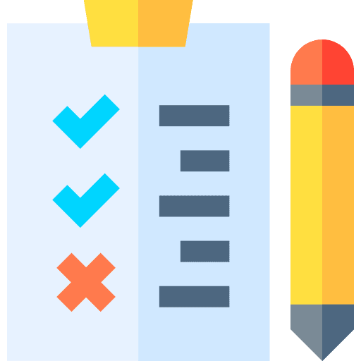 Test pen communications list icon