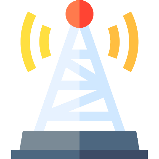 Antenna connection antenna wireless icon Antenna connection antenna wireless icon