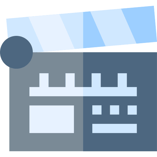 Clapperboard clapper movie entertainment icon Clapperboard clapper movie entertainment icon