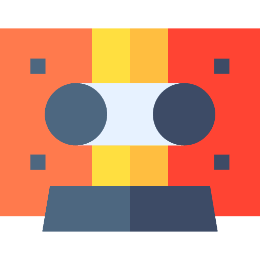 Cassette tape music and multimedia song audio icon Cassette tape music and multimedia song audio icon