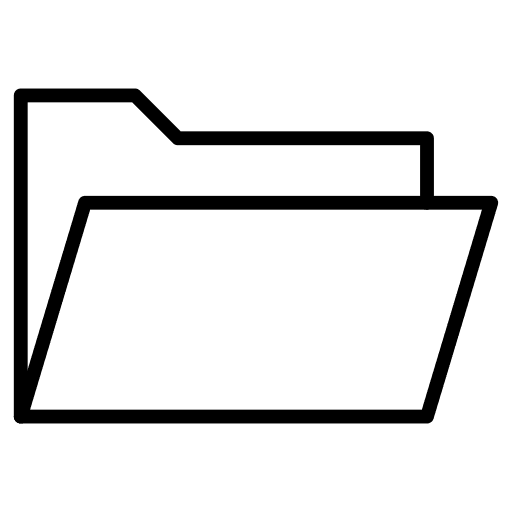 Folder data storage files and folders office material icon
