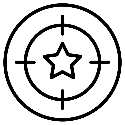 Shooting star favorite ui icon