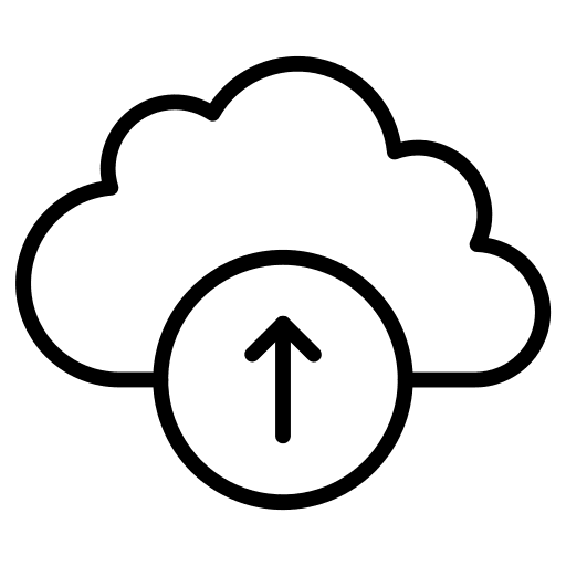 Cloud cloud storage ui data storage icon