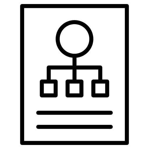 Networking share document file icon