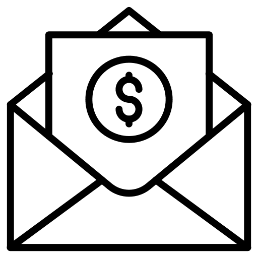 Letter marketing email envelope icon