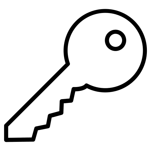Key passkey marketing smart key icon