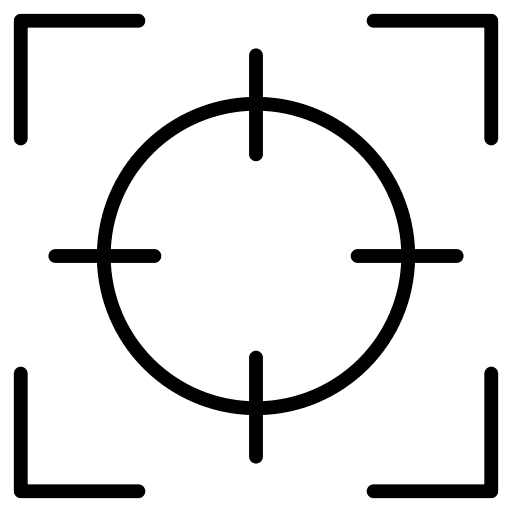 Target goal aim shooting target icon