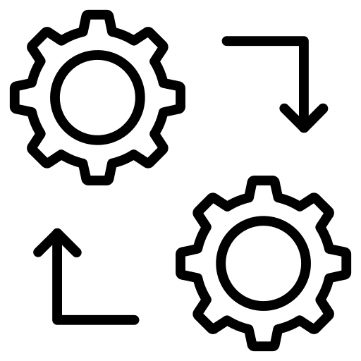 Exchange exchange gear setting icon