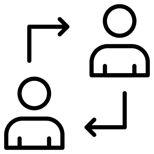 Exchange shift exchange switch icon