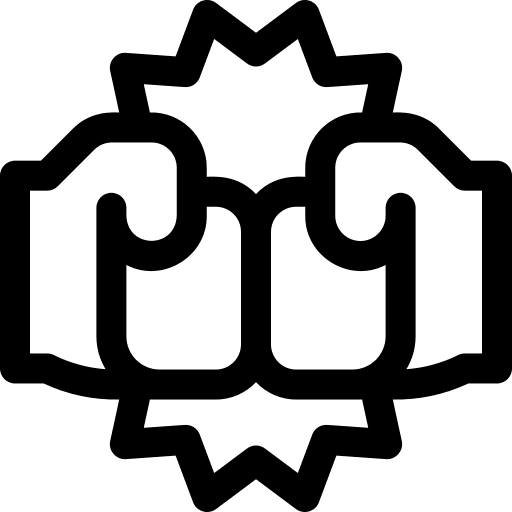 Struggle business fight goal icon Struggle business fight goal icon