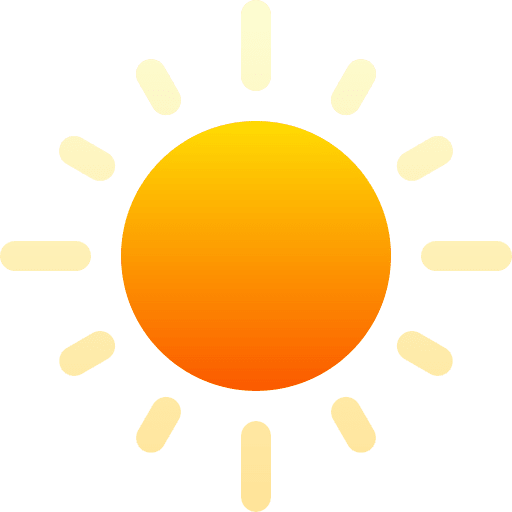 Sun nature summer haw weather icon
