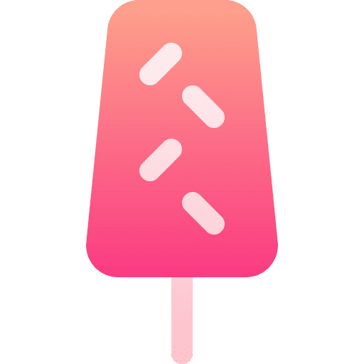 Ice cream summertime tick flavor icon Ice cream summertime tick flavor icon
