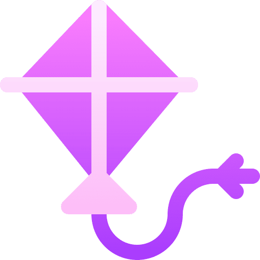 Kite kid fun kite icon Kite kid fun kite icon