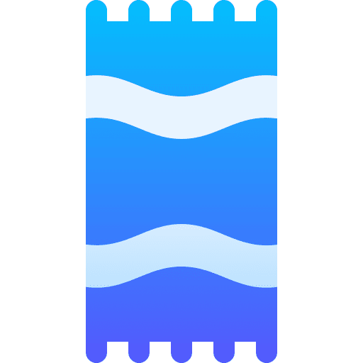 Beach towel summer holidays beach towel icon Beach towel summer holidays beach towel icon
