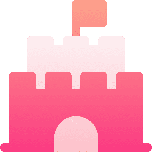 Sand castle holidays sand toy summertime icon Sand castle holidays sand toy summertime icon
