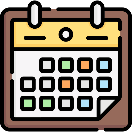 Calendar schedule planning event icon