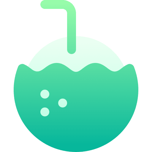 Coconut food and restaurant fresh coconut water icon Coconut food and restaurant fresh coconut water icon