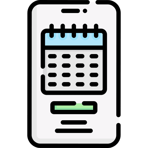 Calendar event time and date schedule icon Calendar event time and date schedule icon