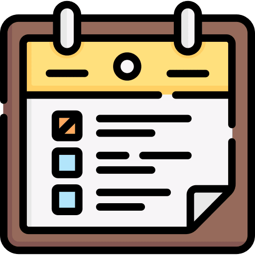 Planner time and date schedule calendar icon Planner time and date schedule calendar icon