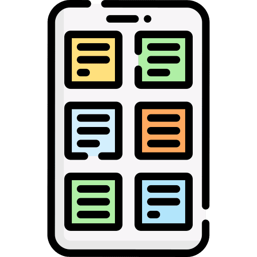 Planner schedule mobile phone smartphone icon Planner schedule mobile phone smartphone icon