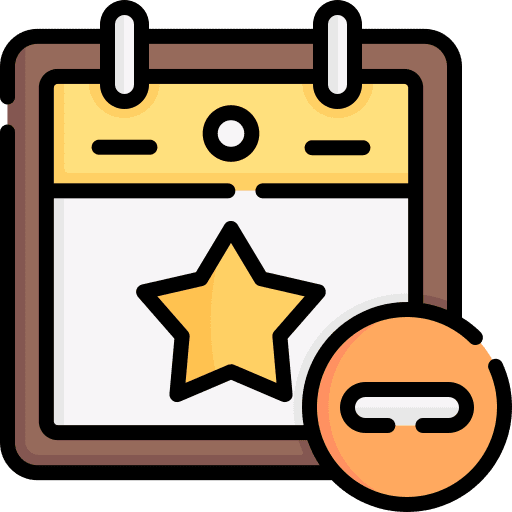 Remove remove star schedule icon Remove remove star schedule icon