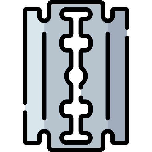 Blade hygiene sharp care icon