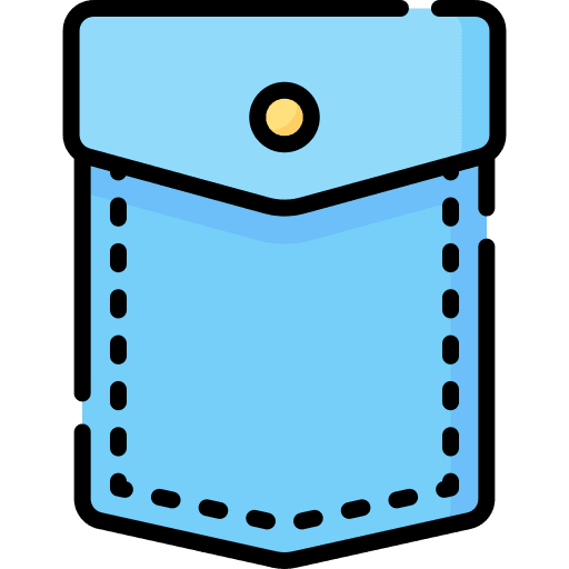 Pocket trousers fashion pockets icon