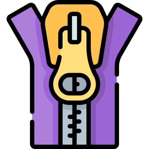 Zipper needlework zip zipper icon