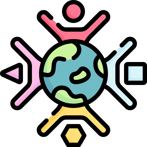Diversity planet diversity world icon