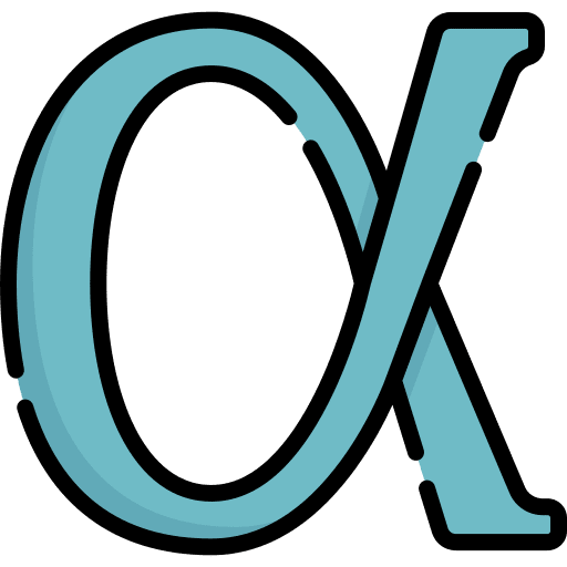 Alpha alphabet education greek icon Alpha alphabet education greek icon