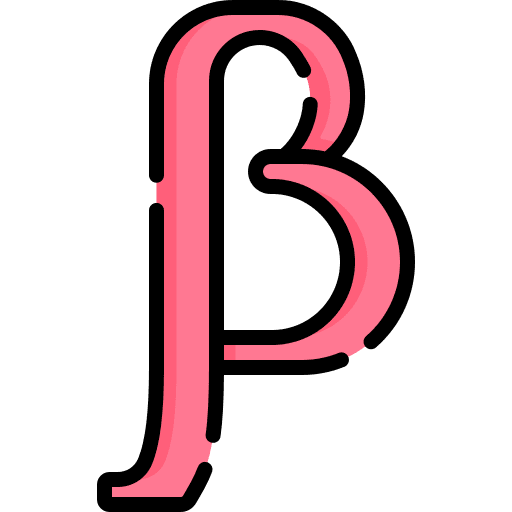 Beta language letter greek icon Beta language letter greek icon
