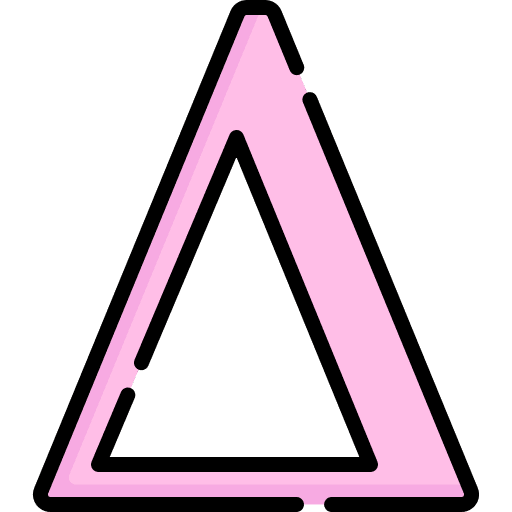 Delta greek language capital letter icon Delta greek language capital letter icon