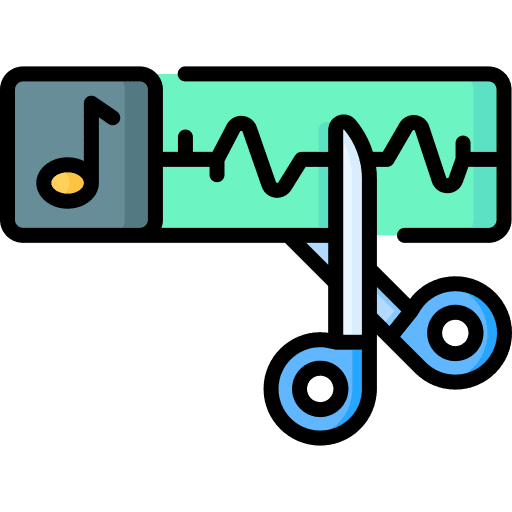Edit entertainment audio editing edit icon