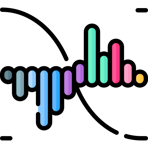 Waves microphone radio waves radio icon