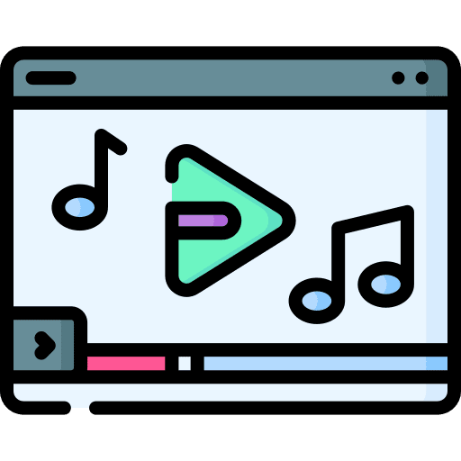 Music player video music player video player icon Music player video music player video player icon
