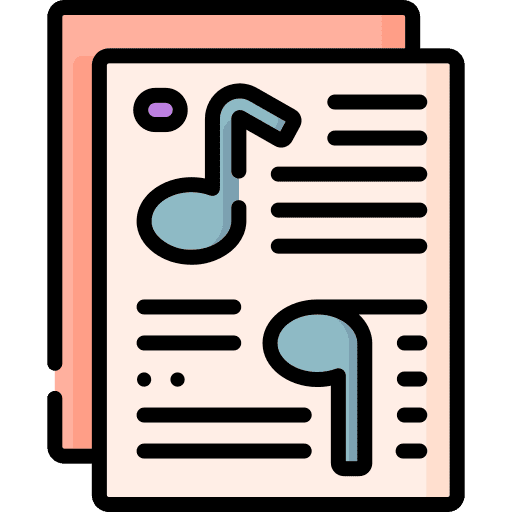 Sheet musical note music sheet icon Sheet musical note music sheet icon