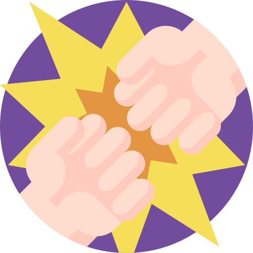 Struggle goal hands and gestures motivation icon