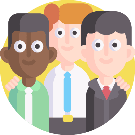 Intermediary conversation agreement mediation icon