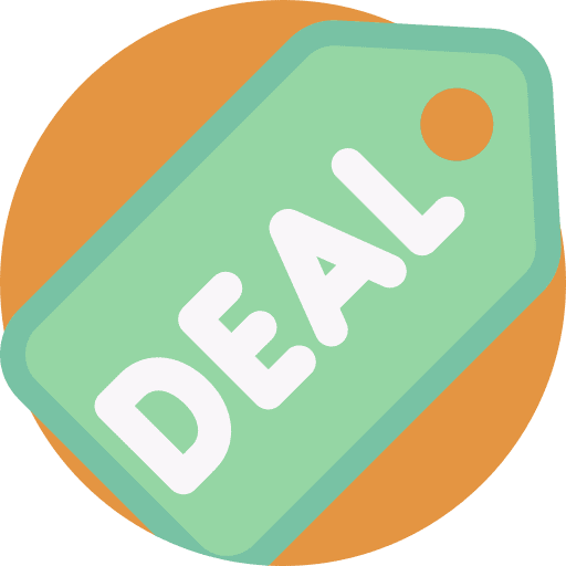 Deal deal sale price tag icon