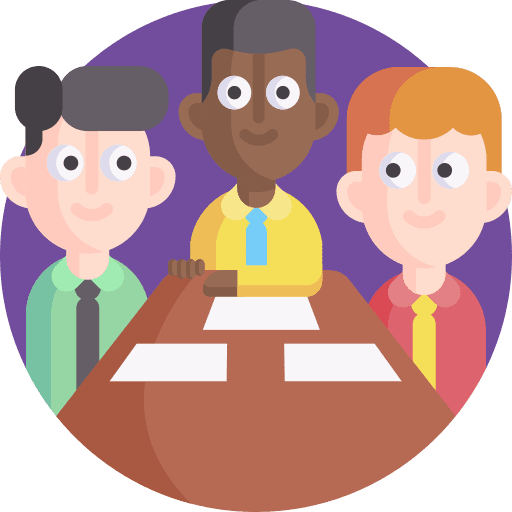 Third party business group people icon