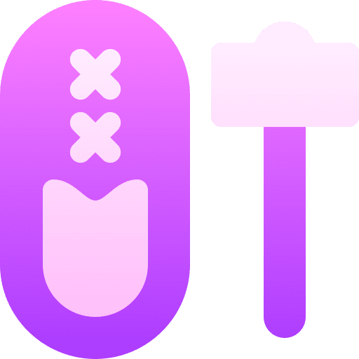 Shoemaker shoemaker handcraft hammer icon