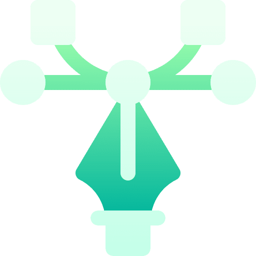 Vector edit tools graphic tool interface icon